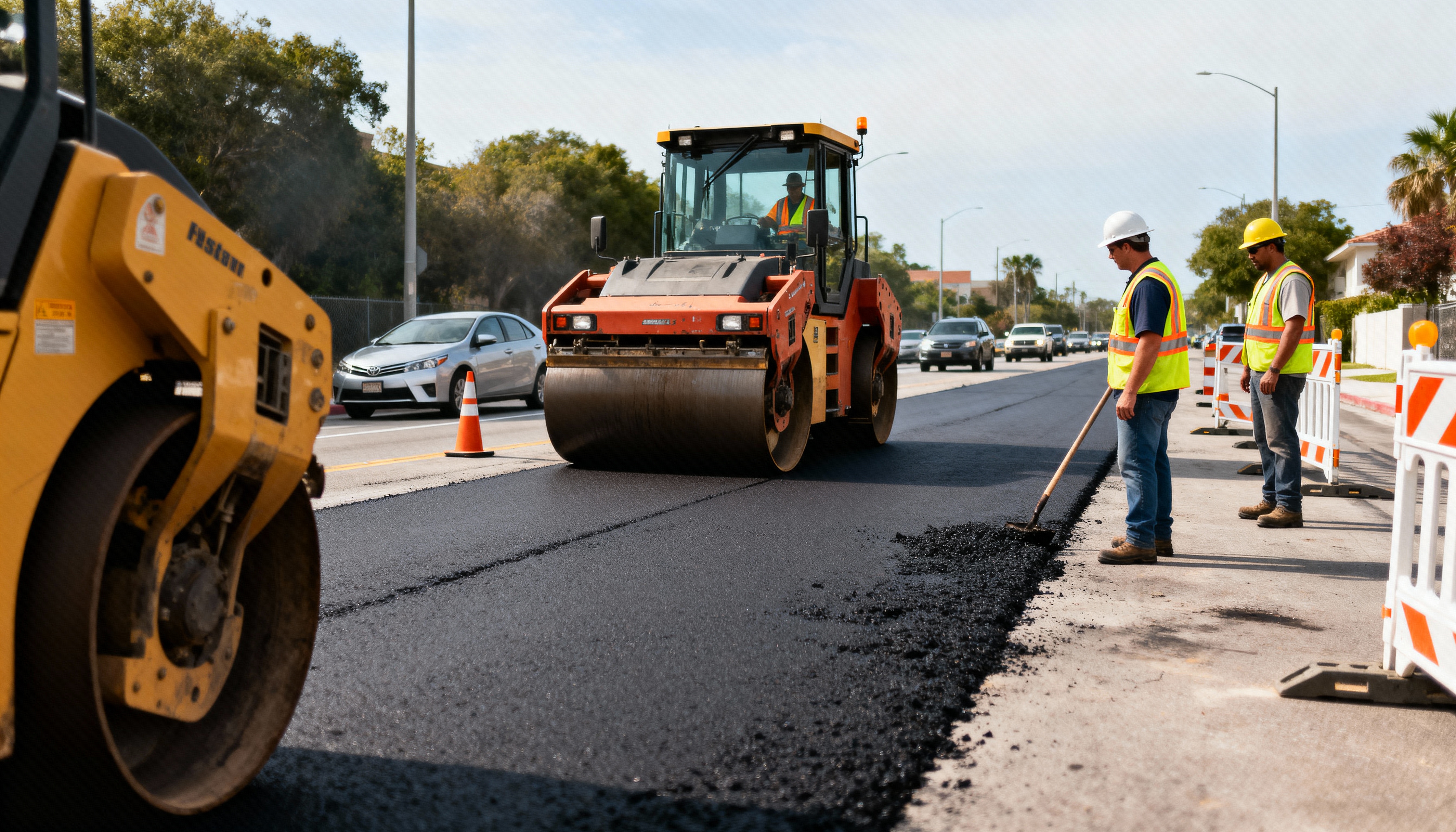 Modern city skyline with architectural structures
